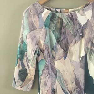 NWT H&M bodycon watercolor dress